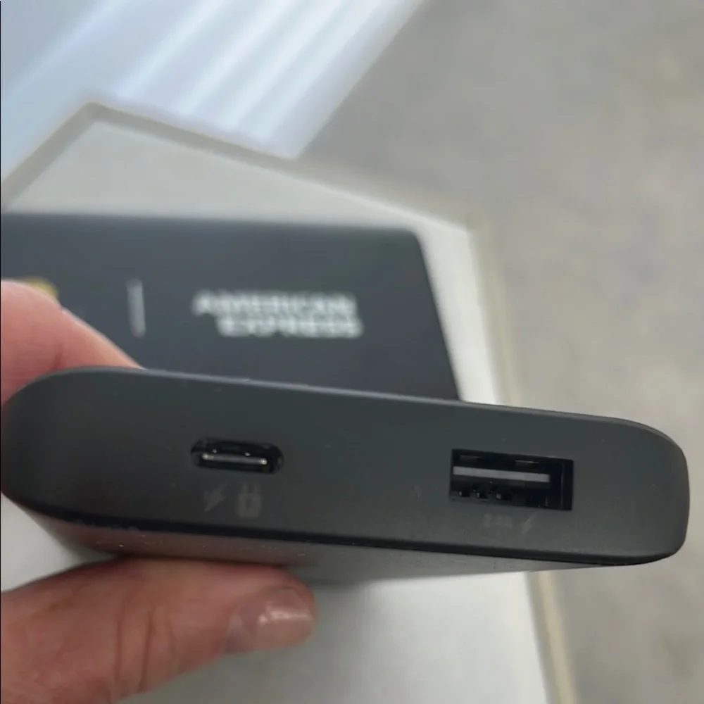 MOPHIE US Open American Express extra battery charger. Measures 5” x 3”